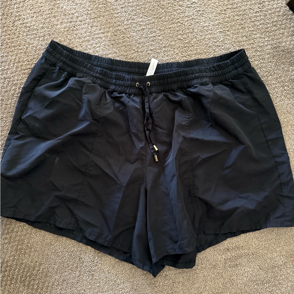 Swim by Cacique Black Shorts